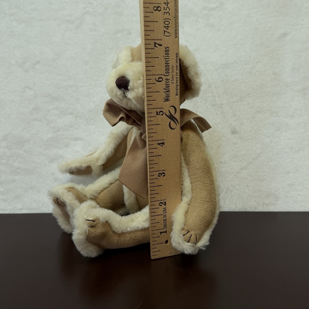 Bath & Body Works Teddy Bear Gingerbread Plush Collectible Shelf Sitter Stiff - Picture 9 of 9